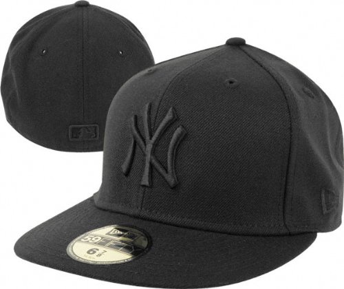 New York Yankees 59FIFTY Black on Black Fitted Hat