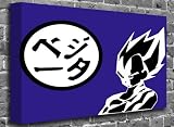 Dragonball Z Goku Vegeta Saiyan Canvas Art Picture, Size: 32" x 20" (82 x 51 cm) FRAMED CANVAS