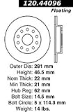 Power Slot 126.44096CSL Slotted Brake Rotor