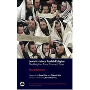 Jewish History, Jewish Religion - Israel Shahak 
