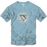 Pittsburgh Penguins Banner '47 Blue Retro Logo Scrum T-Shirt