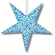 Blue Aloha Hibiscus Flower Star Lamp
