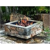 FireScapes Smooth Ledge Outdoor Fire Pit / Fireplace - Natural Gas
