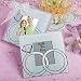 Wedding Rings Glass Photo Coasters