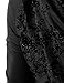 H2H Mens Unique Slim fit Fashionable Designed Shirring Long Sleeve T-Shirts Black US S/Asia M (KMTTL0252)
