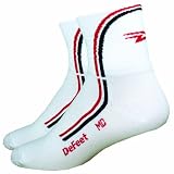 DeFeet Men's Aerator DeLine Red Sock