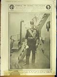 Ww1 Admiral Callaghan Portrait Map Holland Flood 1914