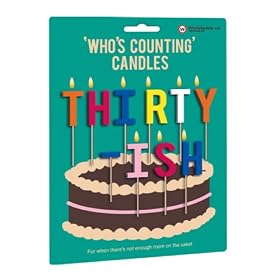 Birthday Cake Candles - Thirtyish