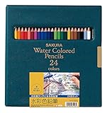 サクラクレパス 水彩色鉛筆 24色 EPY24