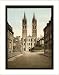 FRAMED - St. Etienne church Caen France, c. 1890s