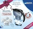 Brita - 104291 - Carafe Elemaris Brita Meter + Un Pack de 3 cartouches Maxtra - Noire
