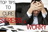 Top Tips To Cure Stress & Worry: What is Stress & Worry, Symptoms Of Stress & Worry, Temporary Ways To Stop Stress & Worry, Long-Term Ways To Stop Stress & Worry, How To Prevent Stress Coming Back.