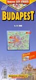 Budapest City Streets Laminated Map