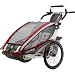 Chariot Carriers Inc CX2 Stroller Burgundy/Gray/Silver, One Size