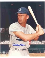 Collectibles: Autographed/Hand Signed 8x10 Photo Wally Moon La Dodgers - Hall of Fame Memorabilia
