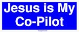 Jesus is My Co-Pilot Bumper Sticker
