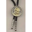 Mexican 20 Centavo �Eagle� Two Tone Coin Bolo Tie