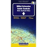Carte routi�re : Su�de Centralepar Cartes K�mmerly + Frey