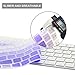 Allinside Ombre Light Purple Cover for Apple Magic Keyboard (MLA22LL/A) with US Layout