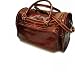 Floto Torino Duffle Vecchio Brown Italian Leather Travel Bag Suitcase Luggage