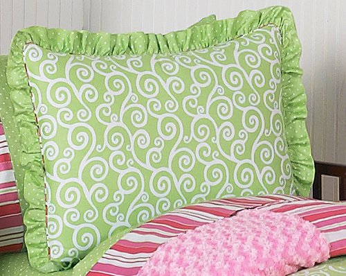 Pink and Green Olivia Girls Boutique Toddler Bedding 5 pc set by Sweet Jojo Designs Pink and Green Olivia Girls Boutique Toddler Bedding 5 pc set by Sweet Jojo Designs