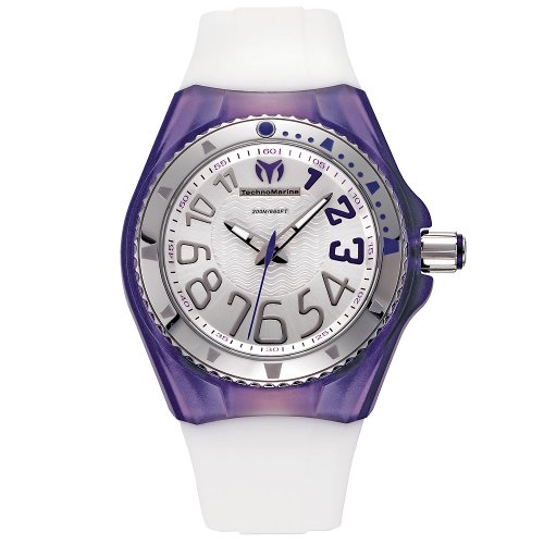 TechnoMarine Unisex 110056 Cruise Original Beach Silver/Purple Interchangeable Strap Watch
