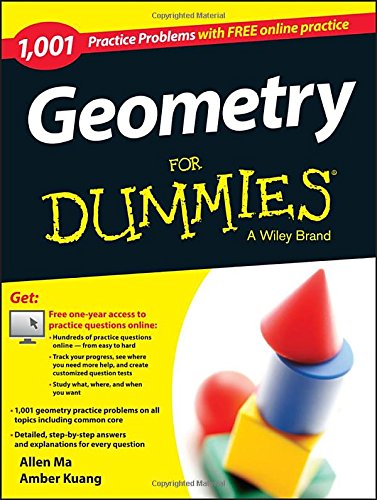 geometry 1001 practice problems for dummies  free online practice
