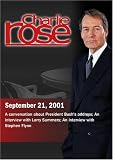 Charlie Rose with David Gergen & R.W. Apple; Ehud Barak; Larry Summers; Stephen Flynn (September 21, 2001) - B000HBL67S (DVD)