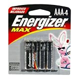 Energizer E92BP-4 AAA Batteries (4-Pack)