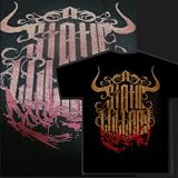A Static Lullaby- Rattle Snake Black-Ｔシャツ