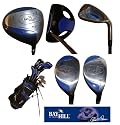 NEW! BAY HILL BRAVO STEEL/GRAPHITE GOLF SET +1" LONGER