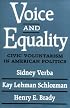 Voice and Equality: Civic Voluntarism in American Politics