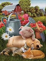 Lazy in the Sun a 300-Piece Jigsaw Puzzle by Sunsout Inc.
