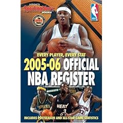 Official NBA Register 2005-06: Every Player, Every Stat