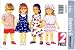 Butterick 3460 Sewing Pattern Toddlers Jumper Jumpsuit Top Shorts Hat Size 1 - 4