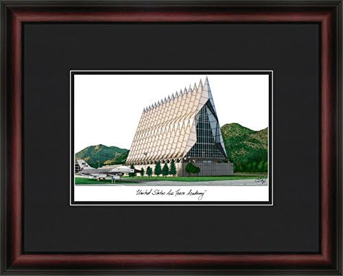 Air Force Academy Falcons Framed &amp; Matted Campus Picture