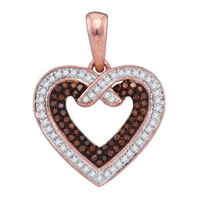 Cheap Girls Jewelry 0.25CTW-DIA HEART PENDANT For Sale