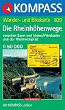 : Kompass Karten, Die Rheinh&ouml;henwege zwischen Bonn und Mainz/Wiesbaden und der Rheinweinpfad