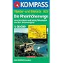 Kompass Karten, Die Rheinh�henwege zwischen Bonn und Mainz/Wiesbaden und der Rheinweinpfad