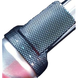 Bike It Motorcycle Universal Fork Protectors - Carbon Look