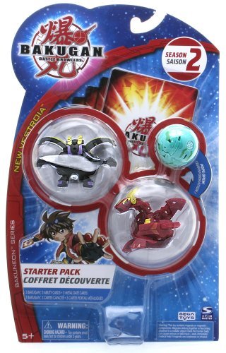 Bakugan Battle Brawlers Season 2 Bakuneon Series, New Vestroia Starter Pack - " NOT Randomly Picked", Shown As In The Picture! (K)