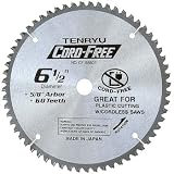 Tenryu CF-16560P 6-1/2 Carbide Tipped Saw Blade ( 60 Tooth ATB Grind - 5/8 Arbor - 0.079 kerf)