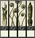 File Art - Design Etiketten - Motiv Plant Art - breit
