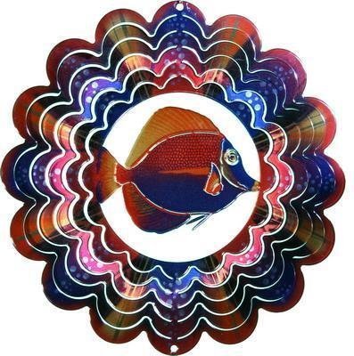 Kaleidoscope Small Angelfish Wind Spinner