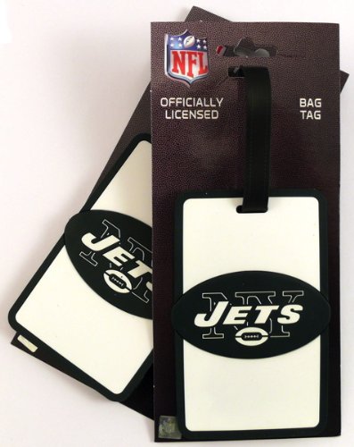 New York Jets Two Pack Soft Laser Bag Tag