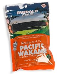 Emerald Cove Silver Grade Wakame (Dried Seaweed), 1.76-Ounce Bags (Pack of 6)