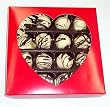 Scott's Cakes White Chocolate Truffles 1 Pound Heart Box