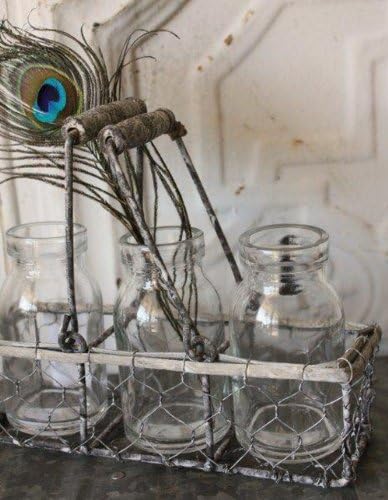 Basket with Vases Bottles