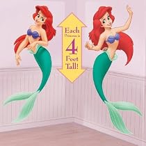 Little Mermaid Ariel 50in Scene Setter Add-Ons 2ct