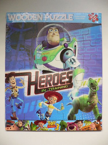 Toy Story 3 Heroes in Training 25 Piece Wooden Puzzle